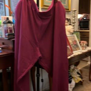 Wine colored jogging pants size 4xl